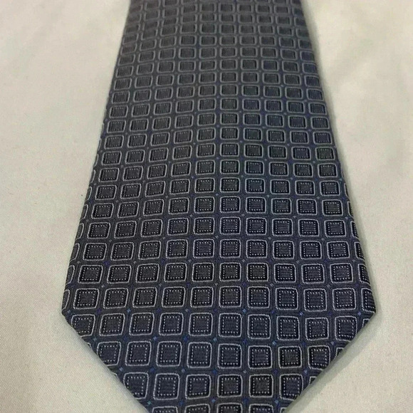 Brooks Brothers  men 100% silk grey Y2K pattern necktie - Picture 5 of 5